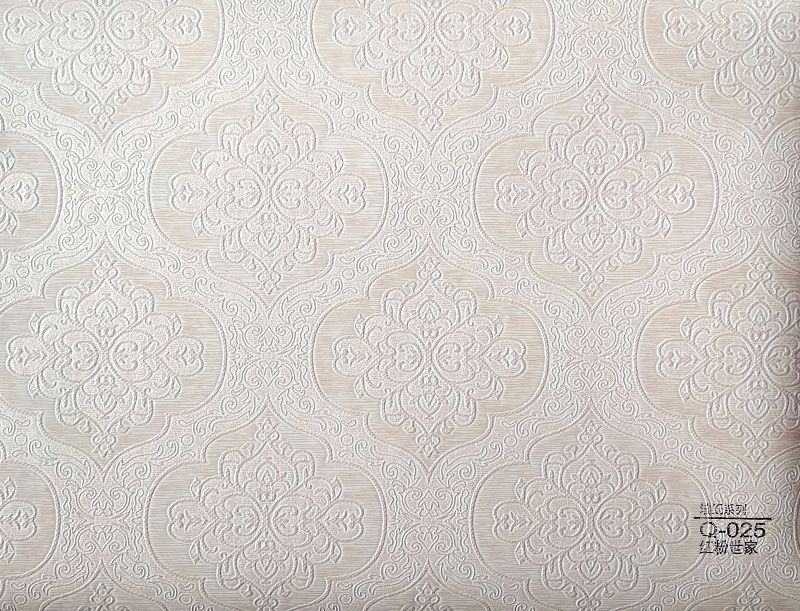 竹木纤维集成墙板墙纸系列Q-025红粉世家