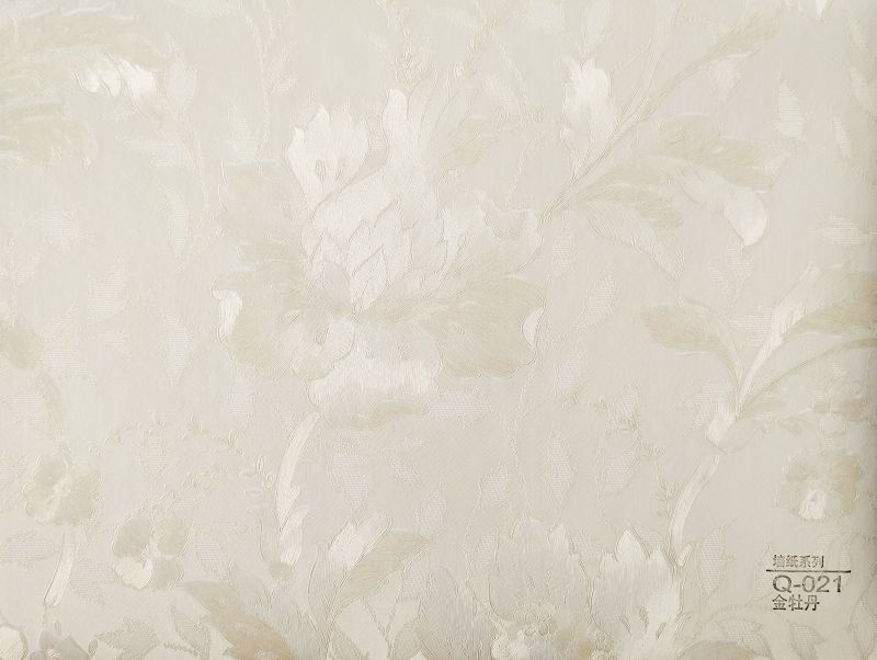 竹木纤维集成墙板墙纸系列Q-021金牡丹